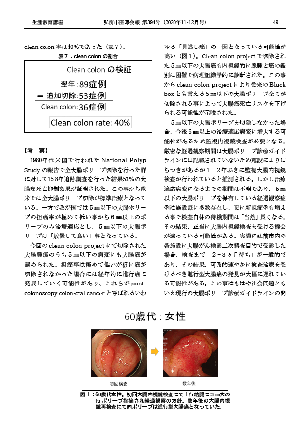 胃癌大腸癌死亡率改善を目指して  千葉胃腸科内科医院